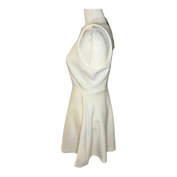 NEW ZARA Women’s Small White A-Line Silhoutte Mini Dress NWT - Picture 3 of 8